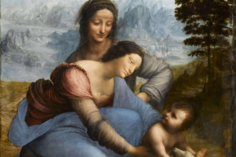 マザッチョ「聖アンナと聖母子」