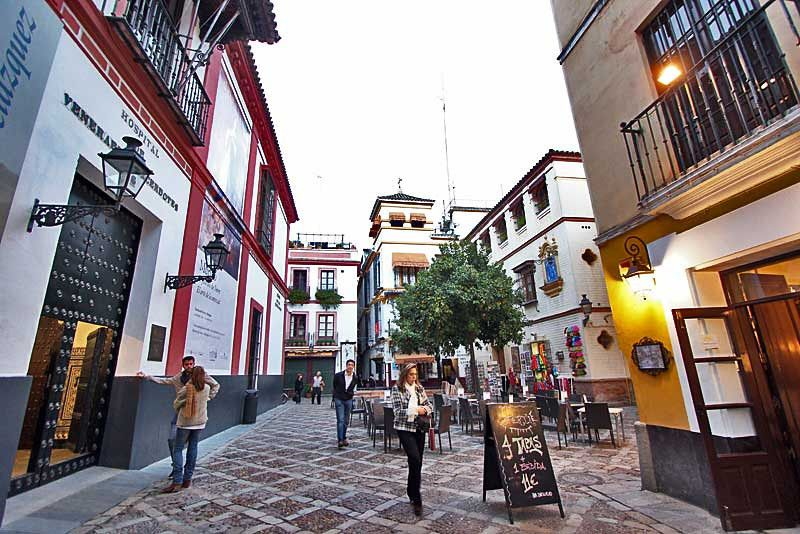 Santa Cruz district in Seville